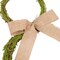 27-Inch Easter Bunny Wreath for Front Door – Artificial Spring Wreath with Moss, Burlap Bow & Rustic Farmhouse Decor